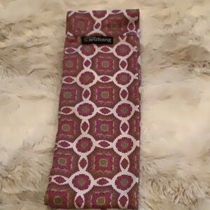 Wizbang Pink and White Patterned Headband